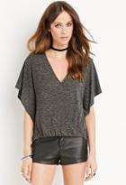 Forever21 Surplice V-neck Top