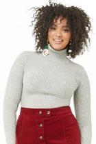 Forever21 Plus Size Ribbed Turtleneck Sweater