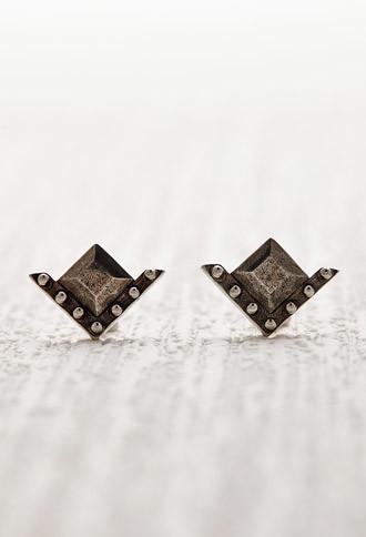 Forever21 The 2bandits Geo Stud Earrings