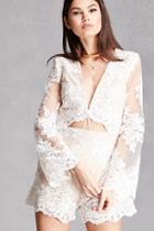 Forever21 Selfie Leslie Crochet Romper