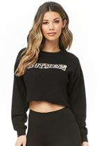 Forever21 Hot Mess Graphic Crop Top