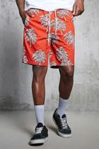Forever21 Zebra Palm Tree Print Shorts