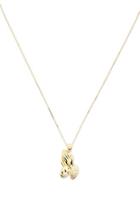 Forever21 King Ice Prayer Hands Pendant Necklace