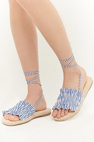 Forever21 Mia Striped Espadrille Sandals