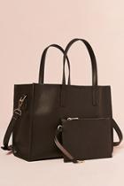 Forever21 Faux Leather Satchel & Coin Purse