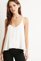Forever21 Buttoned Chiffon Cami
