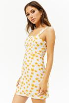 Forever21 Floral Print Linen-blend Dress