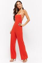 Forever21 Strappy Palazzo Jumpsuit