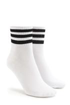 Forever21 Varsity-striped Crew Socks