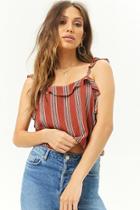 Forever21 Flounce Striped Top