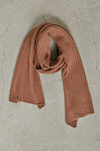 21 Men Men Ribbed Panel Scarf
