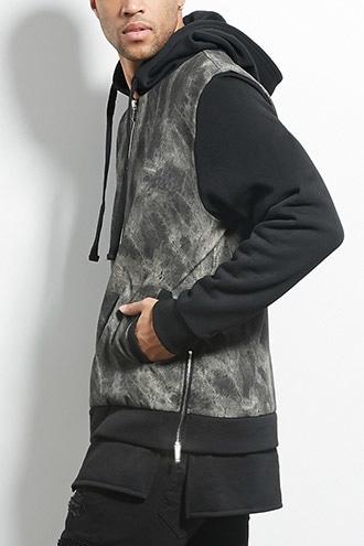 Forever21 Victorious Contrast-panel Hoodie