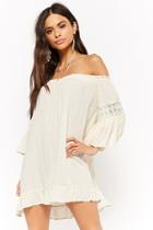 Forever21 Off-the-shoulder Geo Cutout Tunic