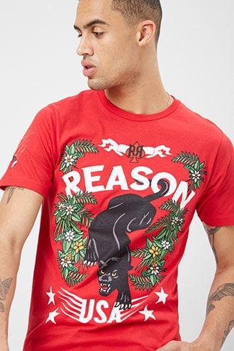 Forever21 Reason Panther Graphic Tee
