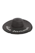 Forever21 Dear Summer Graphic Straw Hat