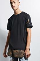 21 Men Men's  Victorious Camo Print Panel Tee
