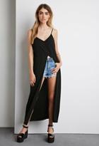 Forever21 Longline Vented Crepe Cami