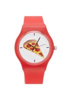 Forever21 Pizza Graphic Analog Watch