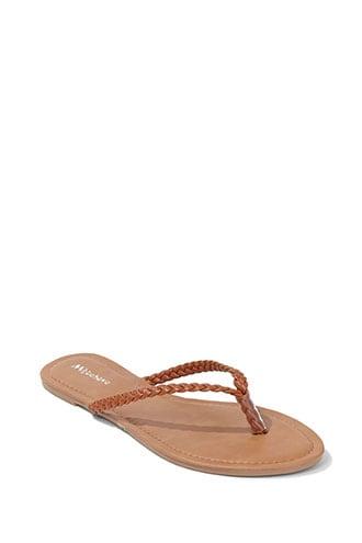 Forever21 Braided Flip Flops