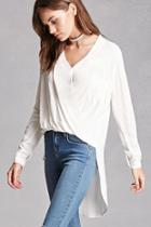 Forever21 Twelve High-low Ruched Top