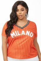 Forever21 Plus Size Milano Striped Jersey Top