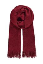 Forever21 Fuzzy Oblong Scarf (burgundy)