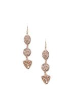 Forever21 Layered-stone Drop Earrings