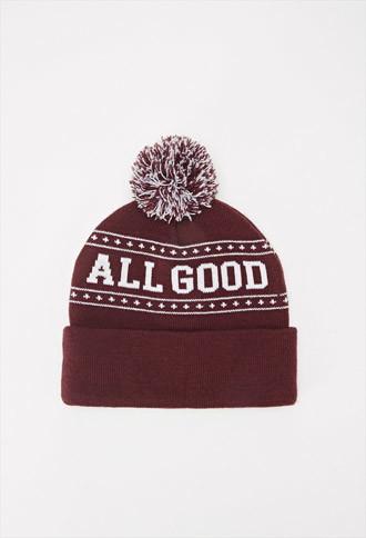21 Men All Good Pom Beanie