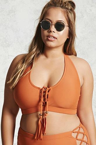 Forever21 Plus Size Braided Bikini Top