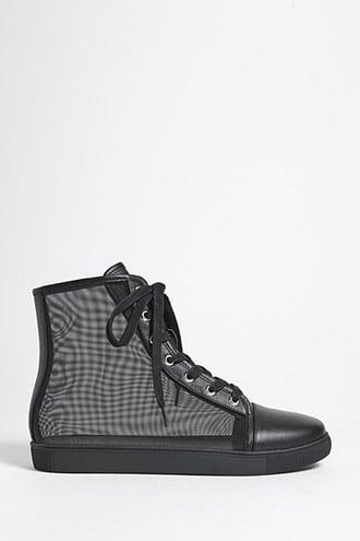 Forever21 Mesh High-top Sneakers