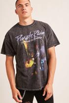 Forever21 Acid Wash Prince Graphic Tee