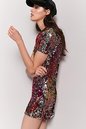 Forever21 Multicolor Sequin Dress