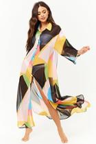 Forever21 Colorblock Maxi Dress Swim Cover-up