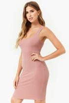 Forever21 Ribbed Knit Knee-length Dress