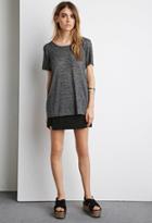 Forever21 Marled Knit Tee