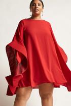 Forever21 Plus Size Angel-sleeve Dress