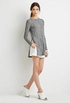 Forever21 Marled High-slit Tunic