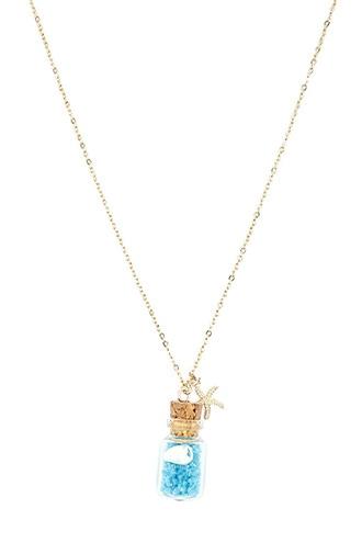 Forever21 Mini Glass Bottle Necklace