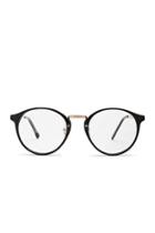 Forever21 Men Metallic-trim Round Readers