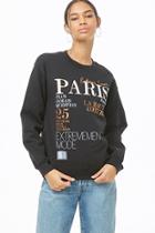 Forever21 Paris Magazine Graphic Sweatshirt