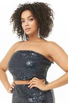 Forever21 Plus Size Sequin Tube Top