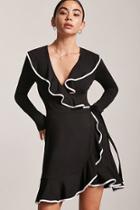 Forever21 Ruffle Wrap-front Dress