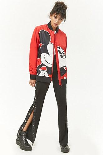 Forever21 Mickey Mouse Bomber Jacket