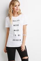 Forever21 Rules Broken Tee