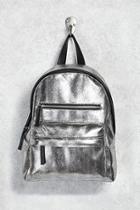 Forever21 Metallic Textured Backpack