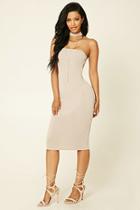 Forever21 Women's  Off-the-shoulder Choker Dress