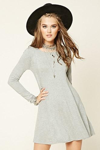 Forever21 Women's  Strappy Scoop-back Swing Dress
