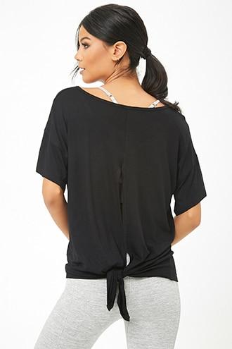 Forever21 Active V-neck Cutout Tee