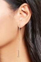Forever21 Double Bar Chain Earrings