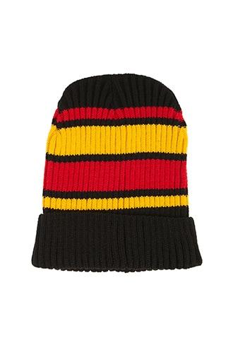 Forever21 Striped Foldover Beanie